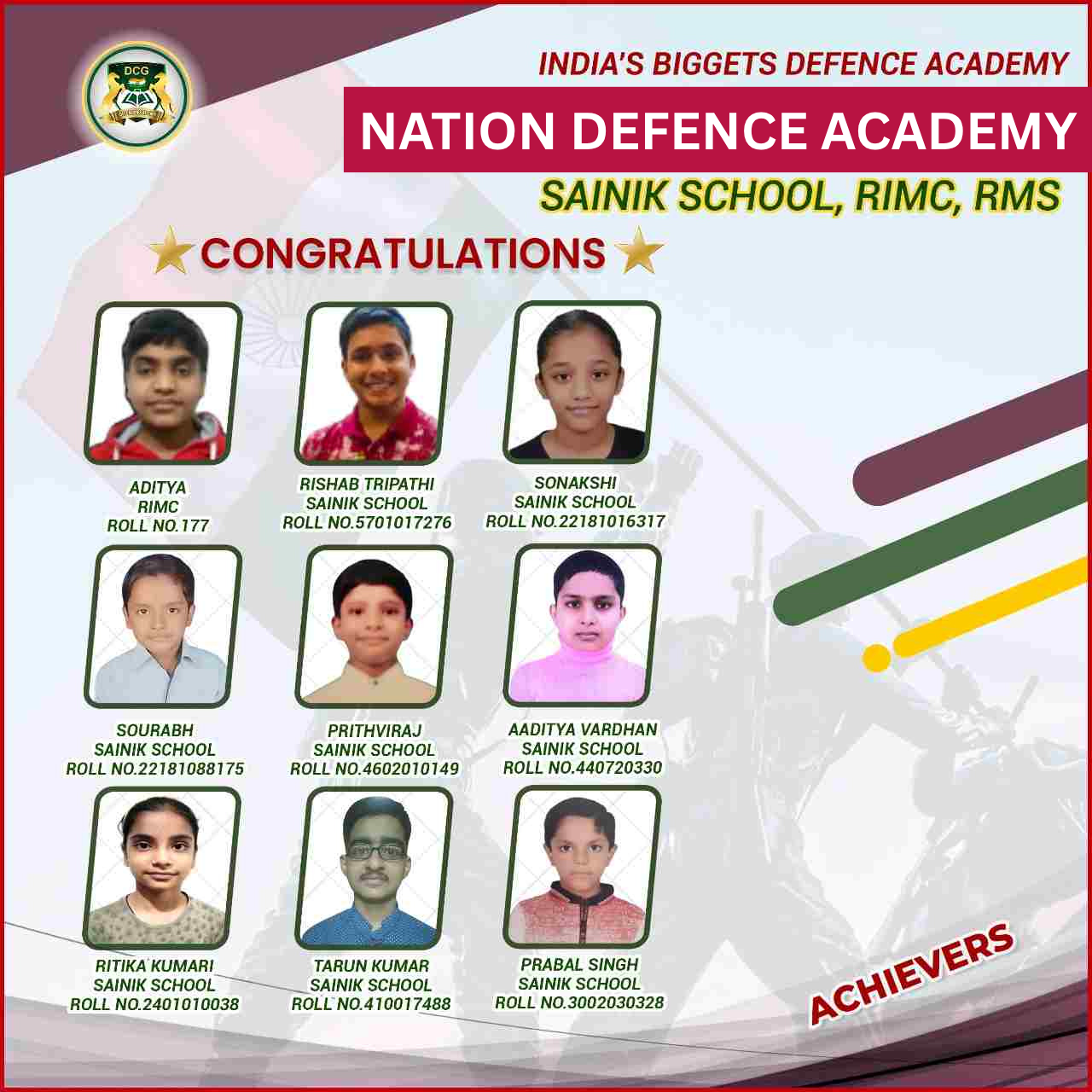 DCG Defence Academy Pune